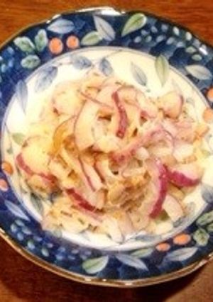 超簡単!紫玉ねぎだけのサラダ-レシピのメイン写真