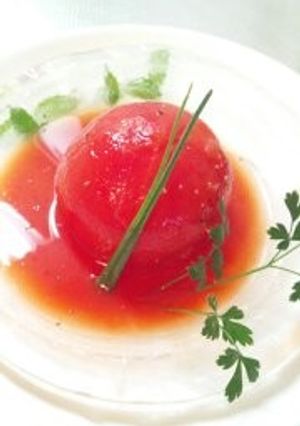 冷製(*^_^*)丸ごとトマト煮込み-レシピのメイン写真