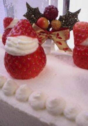 ’０５　クリスマスケーキ-レシピのメイン写真
