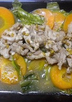 ごまマヨドレッシングの肉野菜蒸-レシピのメイン写真