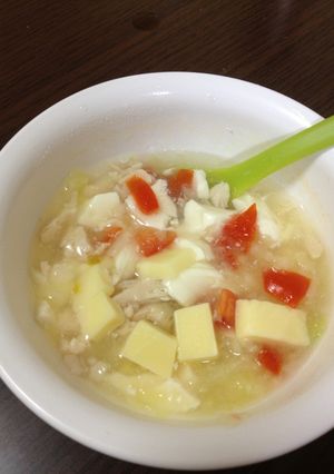 離乳食 後期☆豆腐と野菜のスープ☆-レシピのメイン写真