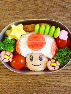 スーパーマリオ*キノピオ弁当-レシピのメイン写真