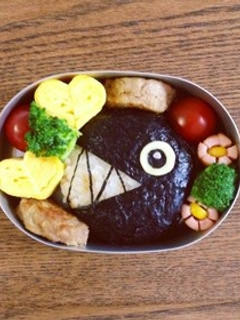 スーパーマリオ*ワンワン海苔弁当-レシピのメイン写真