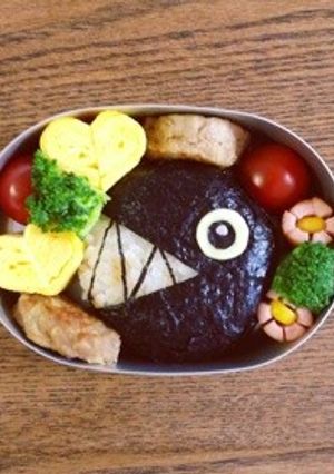 スーパーマリオ*ワンワン海苔弁当-レシピのメイン写真
