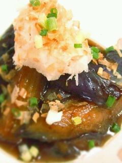 *茄子の揚げ浸し 大根おろし添え*-レシピのメイン写真
