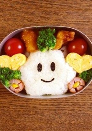 スーパーマリオ＊ジュゲムの雲弁当-レシピのメイン写真