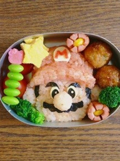 スーパーマリオ*マリオ弁当-レシピのメイン写真