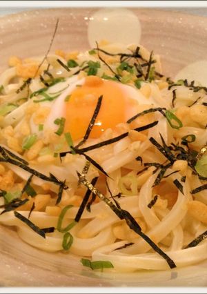 釜玉うどん-レシピのメイン写真