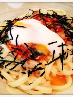 キムチぶっかけうどん-レシピのメイン写真