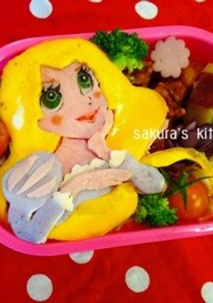 キャラ弁 ラプンツェル-レシピのメイン写真