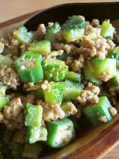 角切りゴーヤの和風カレー炒め-レシピのメイン写真