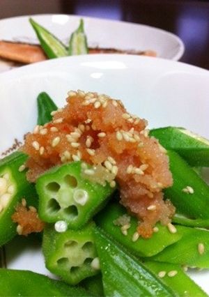 おくら辛子明太子-レシピのメイン写真
