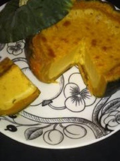まるごと南瓜の焼きプリン-レシピのメイン写真