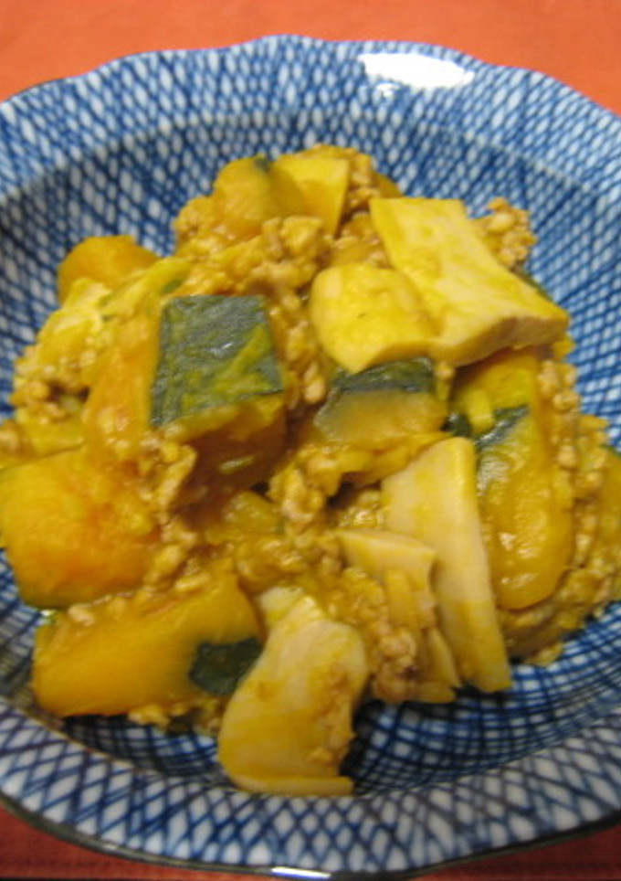 かぼちゃ・エリンギの炒め煮-レシピのメイン写真