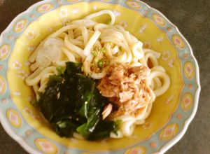 簡単おいしい☆ツナわかめの冷やしうどん♪-レシピのメイン写真