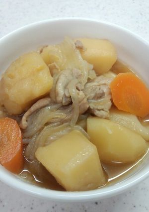 圧力鍋でお手軽､でも好評な肉じゃが-レシピのメイン写真