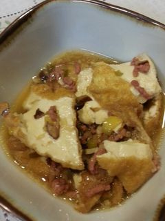 厚揚げのそぼろ煮-レシピのメイン写真