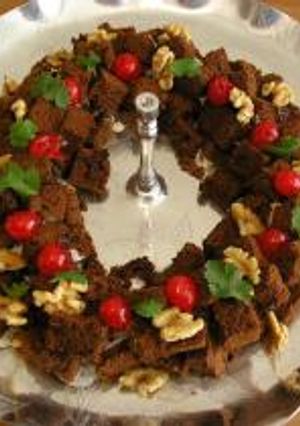 クリスマスにリースケーキ-レシピのメイン写真