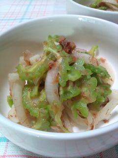 酢たまねぎでゴーヤのおかか和え-レシピのメイン写真