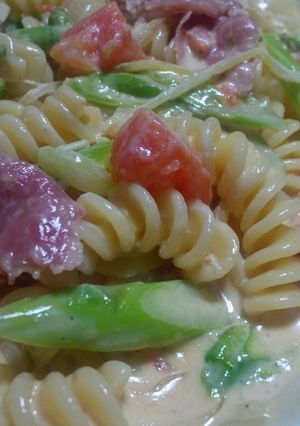 私好みなトマトと生ハムのクリームパスタ-レシピのメイン写真