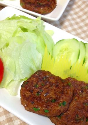 味付け不要！混ぜて焼く鯖缶で｢さばーぐ」-レシピのメイン写真