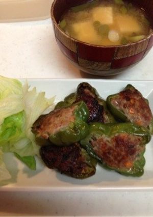 肉詰ピーマン-レシピのメイン写真
