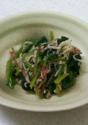 ☆小ネタ☆ほうれん草の梅しらす和え-レシピのメイン写真