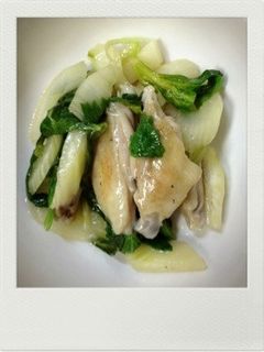 鶏モモ肉とセロリのさっぱり塩炒め!-レシピのメイン写真