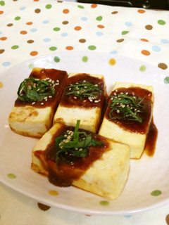 豆腐の田楽-レシピのメイン写真
