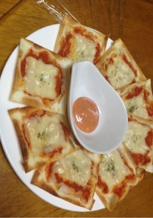 春巻きの皮でピザ☆-レシピのメイン写真