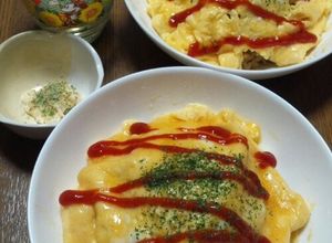 カレーをリメイク☆カレーオムライス♪-レシピのメイン写真