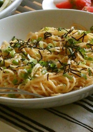 定番！たらこスパゲティ-レシピのメイン写真