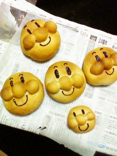 さつまいも餡パンマン-レシピのメイン写真