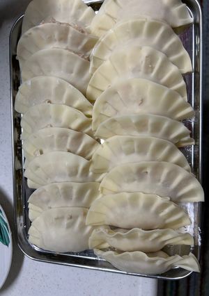 ひき肉と玉ねぎで作る餃子-レシピのメイン写真