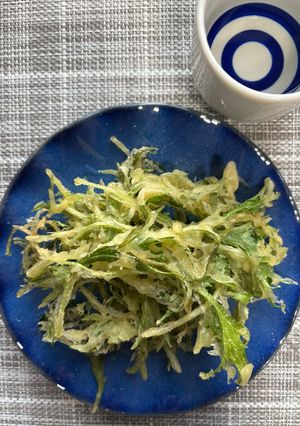 水菜のかき揚げ-レシピのメイン写真