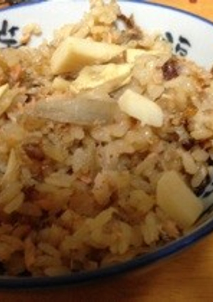 鮭と舞茸の炊き込みごはん-レシピのメイン写真