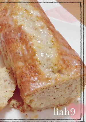 アイシング♡桃と紅茶のパウンドケーキ-レシピのメイン写真