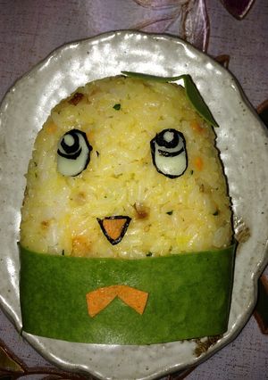 ふなっし〜おにぎり-レシピのメイン写真