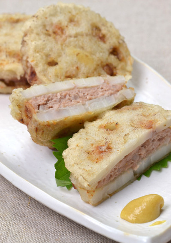 れんこんはさみ揚げ-レシピのメイン写真