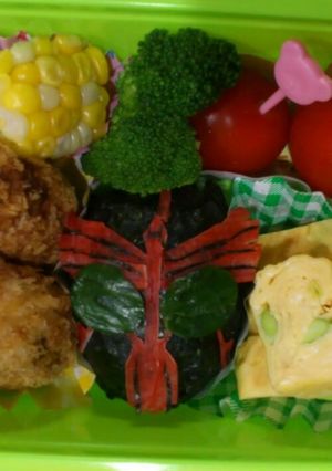 キャラ弁 オーズ(仮面ライダー)-レシピのメイン写真