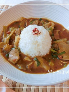 博多モツ鍋風のほっこり和カレー♬-レシピのメイン写真