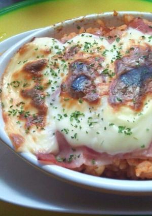 簡単！市販のナポリタンソースでドリア-レシピのメイン写真