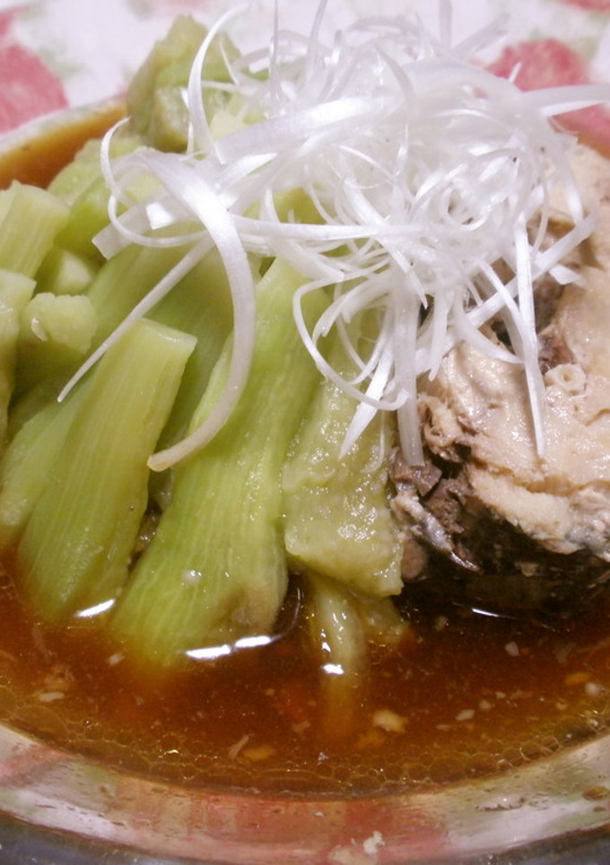 鯖缶となすの中華風-レシピのメイン写真