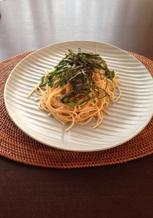 美味しい♪ランチにもおすすめ明太子パスタ-レシピのメイン写真