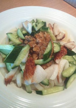 ちくわじゃじゃ麺-レシピのメイン写真