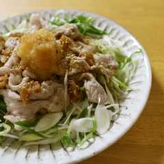 รูปของ 大根おろしと梅の葱たっぷり冷しゃぶ