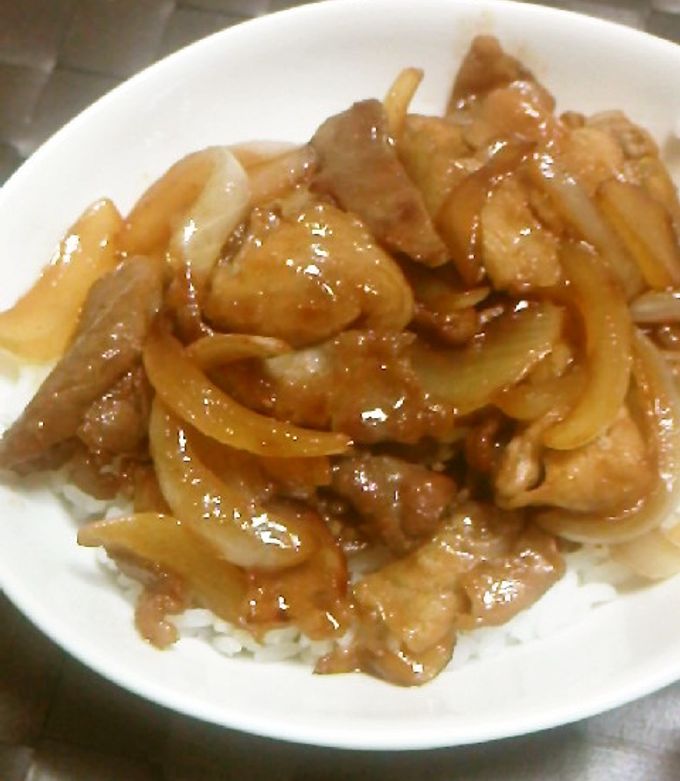 簡単!残ったうなぎのタレで豚テリ丼☆-レシピのメイン写真