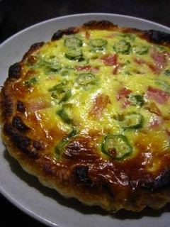 夏野菜のキッシュ♪両面焼きグリルで出来た-レシピのメイン写真