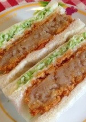 くせになる☆コロッケのサンドイッチ♬-レシピのメイン写真