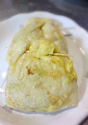 ニラと卵の巾着焼き-レシピのメイン写真